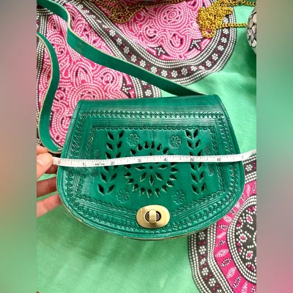 Moroccan Leather Handbag - Picture 7 of 7